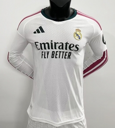 2627 RM Home LONG SLEEVE PLAYER VERSION Soccer Jersey